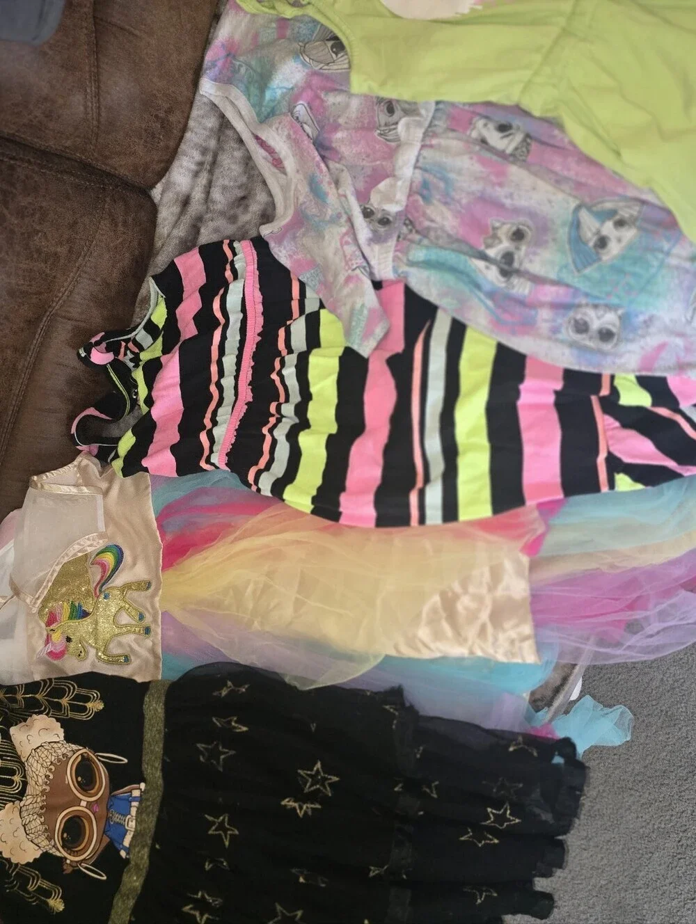 Girls Bundle Of Dresses/ Rompers Sizes 6-8